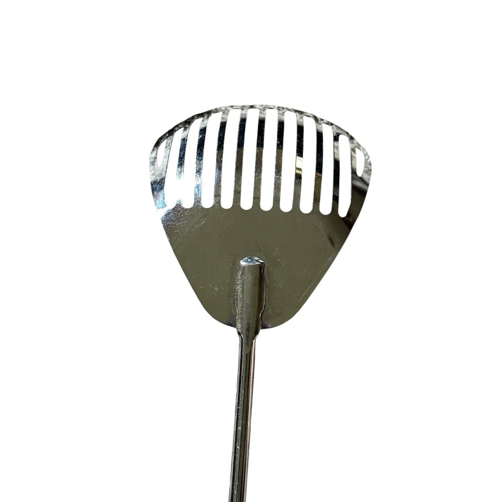 Vtg EKCO Kitchamajig 6-in-1 Chrome Plated 12.5" Slotted Spatula Mixer Strainer - Picture 6 of 6